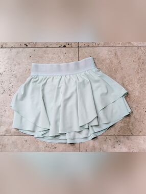 lululemon Court Rival Tennis Skirt Size 2 Mint Moment (Regular - Not Long Style)